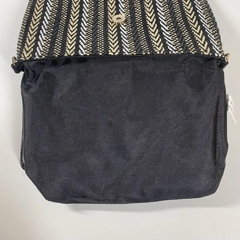 Sondra Roberts Squared‎ Woven Clutch Handbag Purse Boho Tribal No Strap
